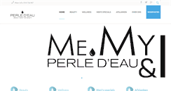 Desktop Screenshot of perle-d-eau.be