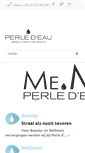 Mobile Screenshot of perle-d-eau.be