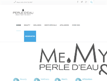 Tablet Screenshot of perle-d-eau.be